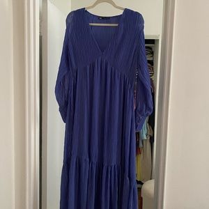 Zara chiffon maxi dress